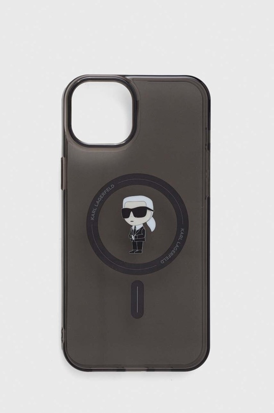 Karl Lagerfeld etui na telefon iPhone 15 Plus 6.7 na telefon czarny KLHMP15MHFCKNOK