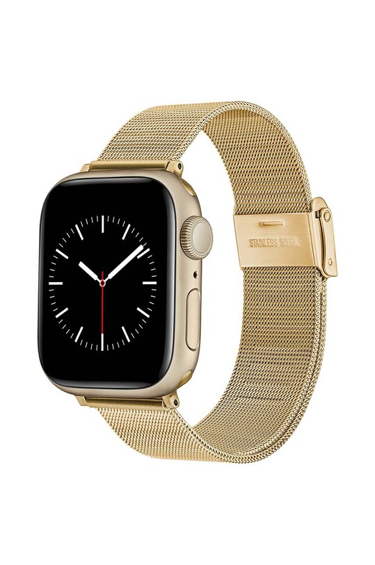 Daniel Wellington pasek do apple watch Smart Watch Mesh strap G 18mm DW01200018 złoty AA00