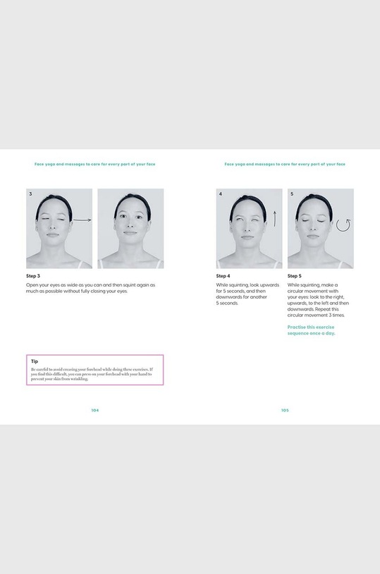 Lifestyle könyv Face Yoga, Onuma Izumi HG1112 többszínű