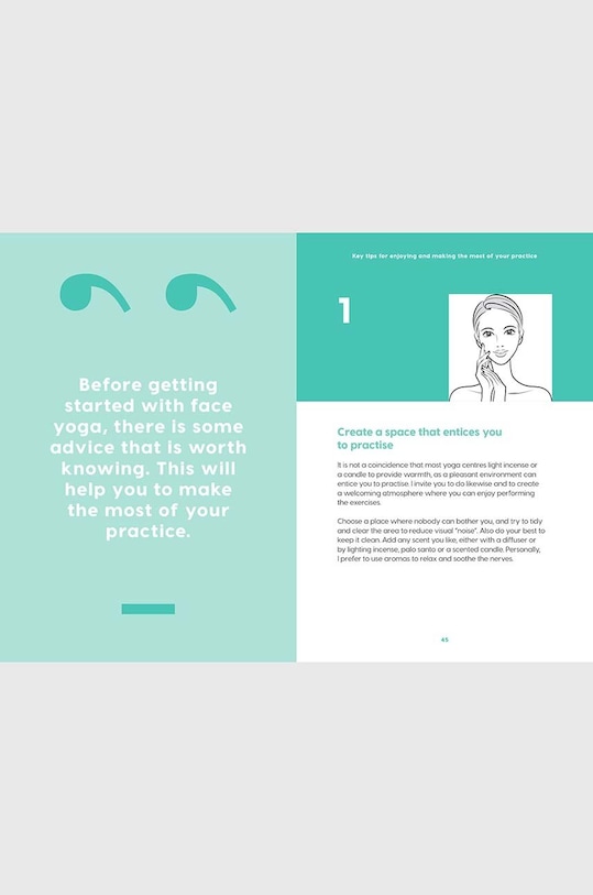 könyv Face Yoga, Onuma Izumi HG1112 többszínű