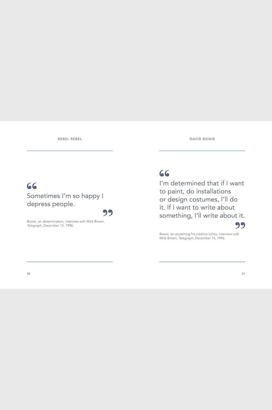 QeeBoo könyv The Little Guide to David Bowie by Orange Hippo!, English CB1103 többszínű