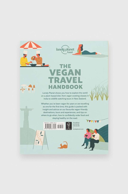 Книга Vegan Travel Handbook 1st Edition by Lonely Planet Food, English LO1006 барвистий AA00