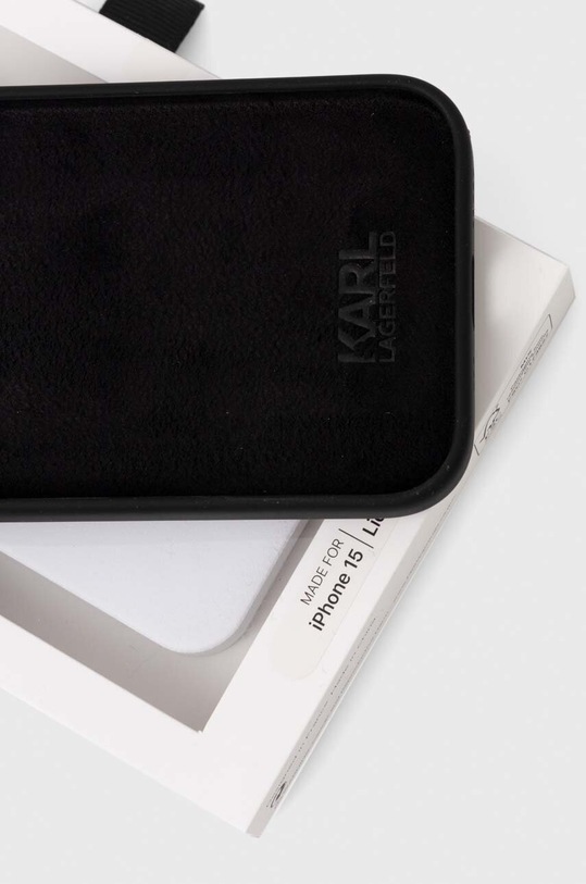 Doplnky Puzdro na mobil Karl Lagerfeld iPhone 15 / 14 / 13 6.1'' KLHCP15SSMHKNPK čierna