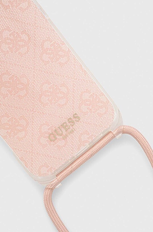 Аксессуары Чехол на телефон Guess iPhone 15 Pro Max 6.7" GUHCP15XHC4SEP розовый