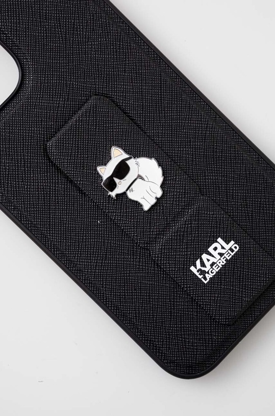 Puzdro na mobil Karl Lagerfeld iPhone 13 Pro Max 6.7'' KLHCP13XGSACHPK čierna AA00