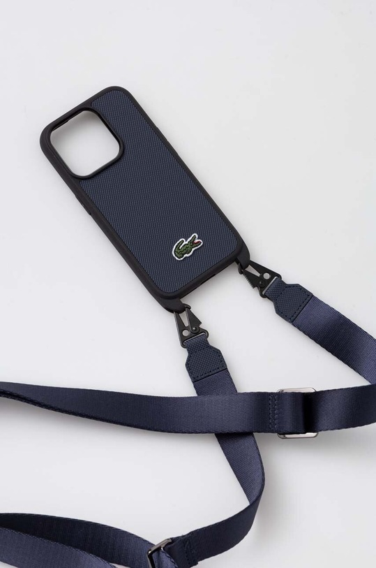 Lacoste husă pentru telefon iPhone 15 Pro 6.1" LCHCP15LSPVCV bleumarin AA00
