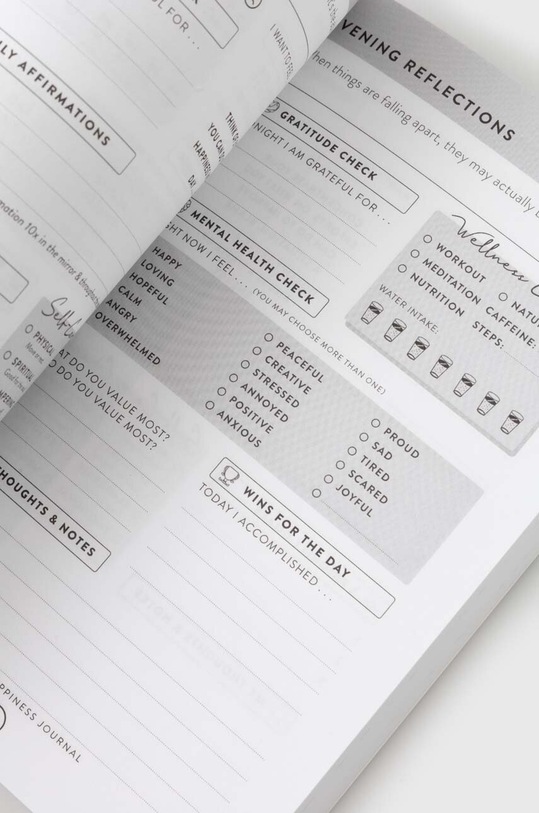 Βιβλίο 3 Minute Happiness Journal by Kristen Butler, English 9781737970477 πολύχρωμο AA00