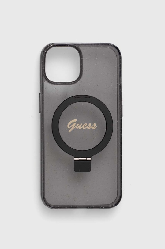 Puzdro na mobil Guess iPhone 13 / 14 / 15 6.1" na mobil čierna GUHMP13MHRSGSK