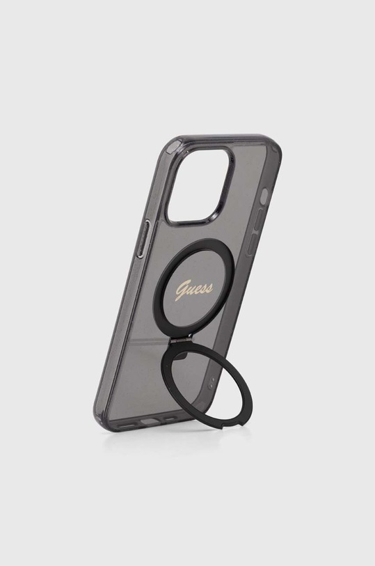 Guess etui na telefon iPhone 13 Pro Max 6.7" GUHMP13XHRSGSK czarny AA00