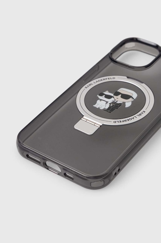 Doplnky Puzdro na mobil Karl Lagerfeld iPhone 14 / 15 / 13 6.1" KLHMP14SHMRSKCK čierna