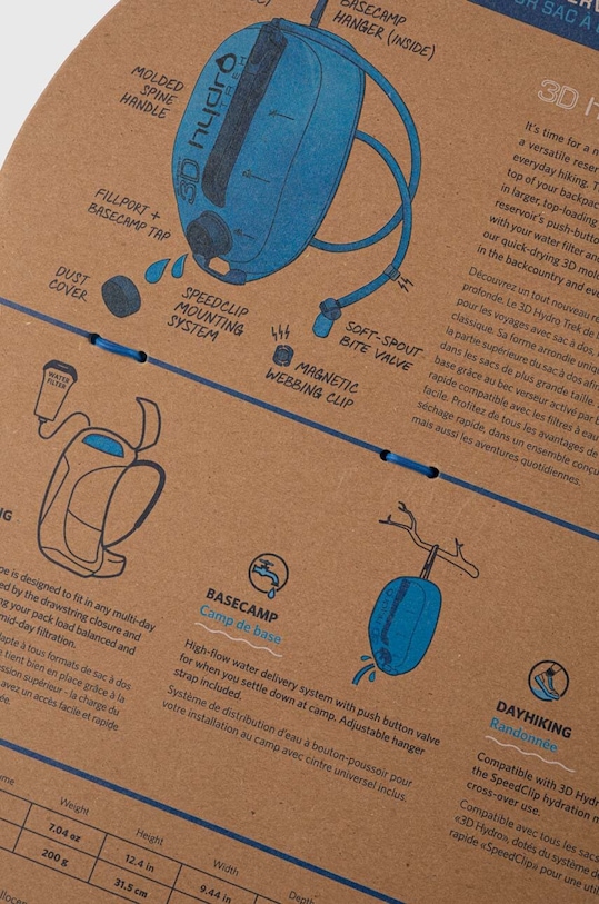 Резервуар Gregory 3D Hydro Trek 3L блакитний 3D.HYDRO.TREK.3L