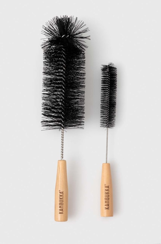 Βούρτσα καθαρισμού μπουκαλιών Kambukka Brushing Bro’s. 2-pack Brushing Bros μαύρο 11.07002