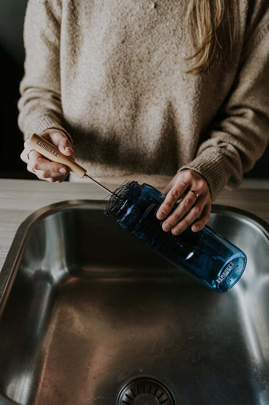 Βούρτσα καθαρισμού μπουκαλιών Kambukka Brushing Bro’s. 2-pack Brushing Bros 11.07002 μαύρο