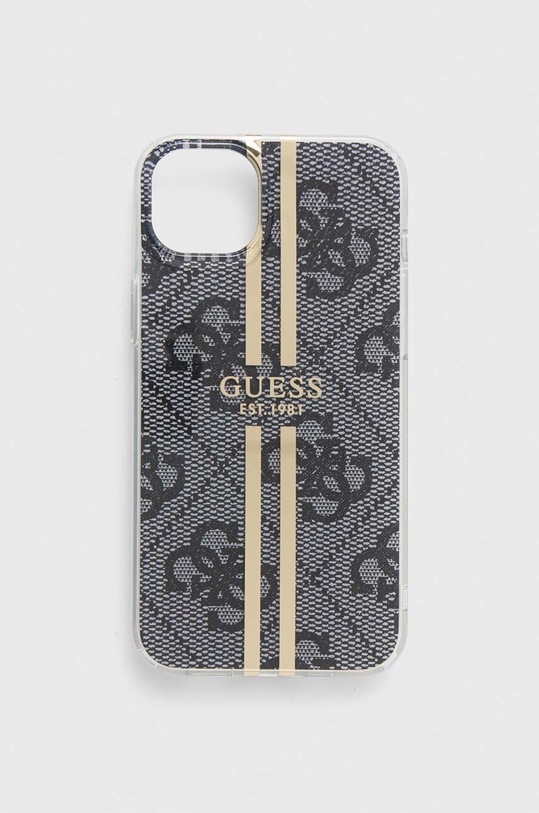 Puzdro na mobil Guess iPhone 15 Plus / 14 Plus 6.7" na mobil sivá GUHCP15MH4PSEGK