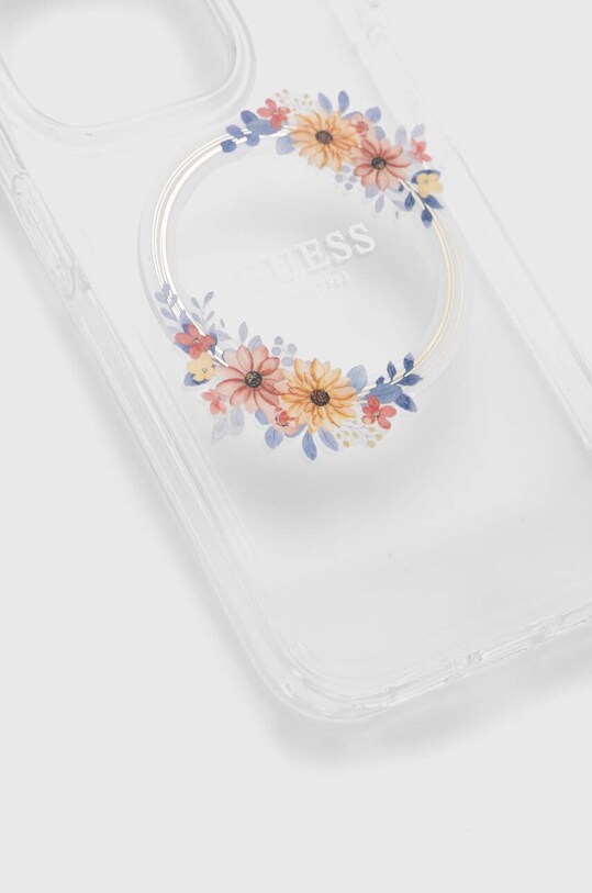 Guess Husă pentru telefon iPhone 15 Pro 6,1" GUHMP15LHFWFCT transparent AA00