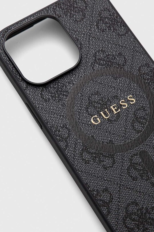 Guess telefon tok iPhone 15 Pro Max 6,7" GUHMP15XG4GFRK fekete AA00