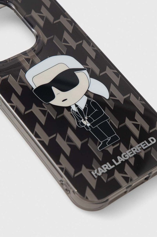 Puzdro na mobil Karl Lagerfeld iPhone 15 Pro 6.1" KLHCP15LHNKMKLK čierna AA00