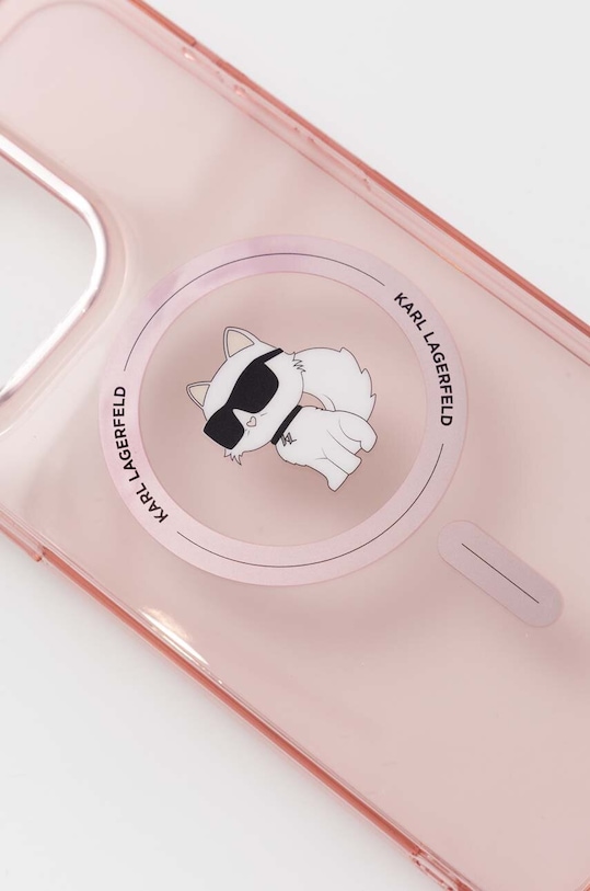 Чохол на телефон Karl Lagerfeld iPhone 15 Pro Max 6.7" KLHMP15XHFCCNOP рожевий AA00