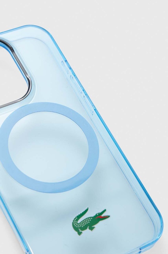 Obal na telefon Lacoste iPhone 15 Pro 6.1" LCHMP15LULOLB modrá AA00