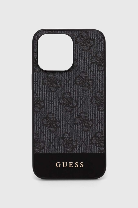 Guess telefon tok iPhone 15 Pro Max 6.7" telefonhoz szürke GUHCP15XG4GLGR