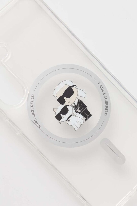 Karl Lagerfeld Husă pentru telefon S24 S921 KLHMS24SHGKCNOT transparent AA00
