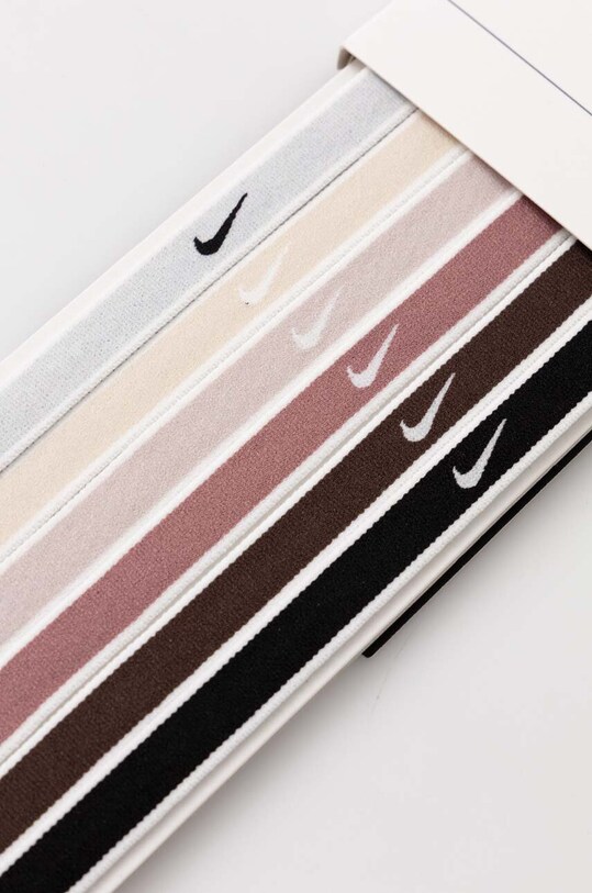 Nike opaski na głowę 6-pack N.100.2021.137 beżowy AA00