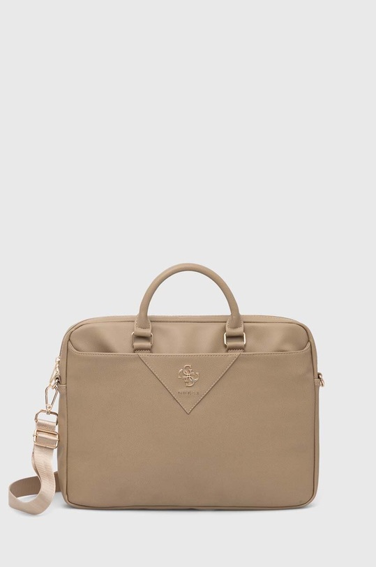 Guess torba na laptopa mieści A4 beżowy GUCB15ZPGSTEGD