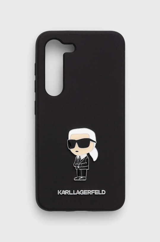Karl Lagerfeld Husă pentru telefon S23 S911 pentru telefon negru KLHCS23SSMHKNPK
