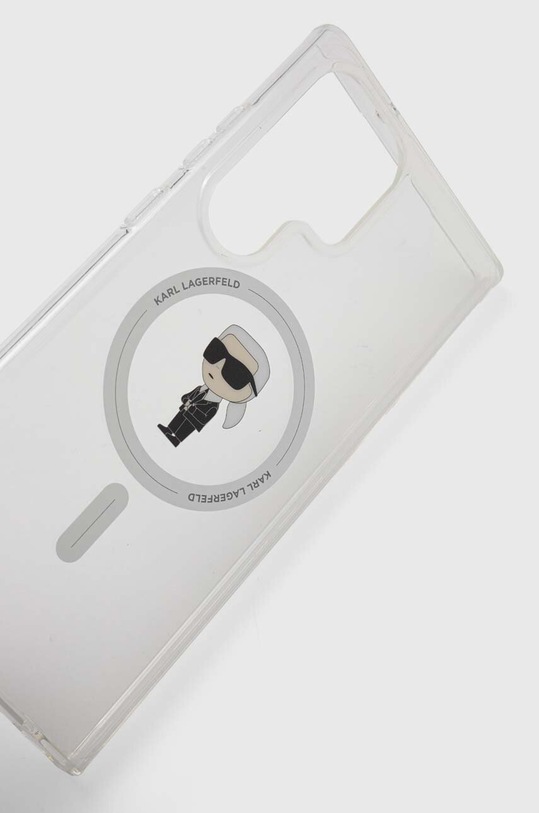 Puzdro na mobil Karl Lagerfeld S23 Ultra S918 KLHMS23LHFCKNOT priesvitná AA00
