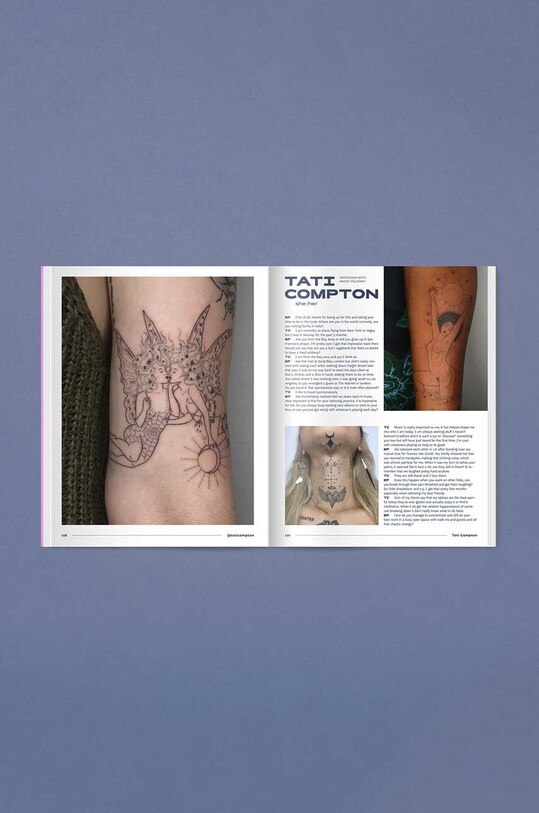 Lifestyle home & lifestyle carte Queer Tattoo by Benjamin Wolbergs, English AC1335 multicolor