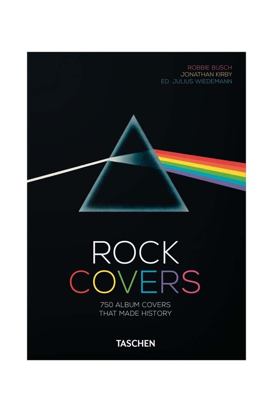 Taschen książka Rock Covers. 40th Ed. by Jonathan Kirby, Robbie Busch, English multicolor TA1229