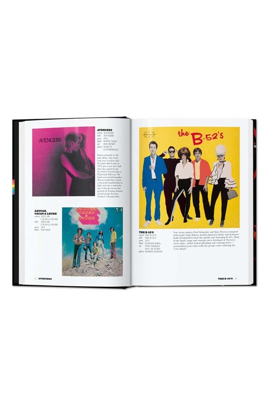 Taschen książka Rock Covers. 40th Ed. by Jonathan Kirby, Robbie Busch, English TA1229 multicolor AA00