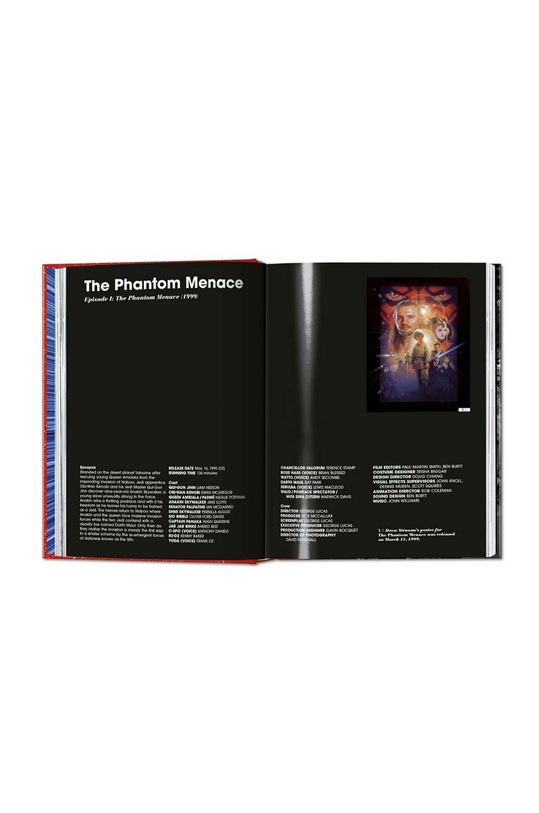 Taschen książka The Star Wars Archives. Vol.2. 40 series TA1584 czerwony AA00