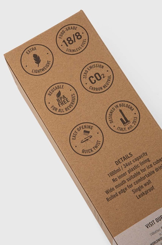 Αξεσουάρ Μπουκάλι 24bottles Urban Bottle 1000ml Lime Green Urban.Bottle.1lt.lim.gr πράσινο