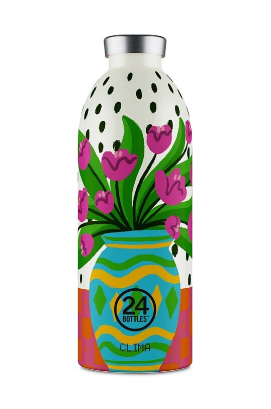 Термобутылка 24bottles Clima Bottle 850ml Fiori rosa мультиколор Clima.Bottle.850.F.Rosa
