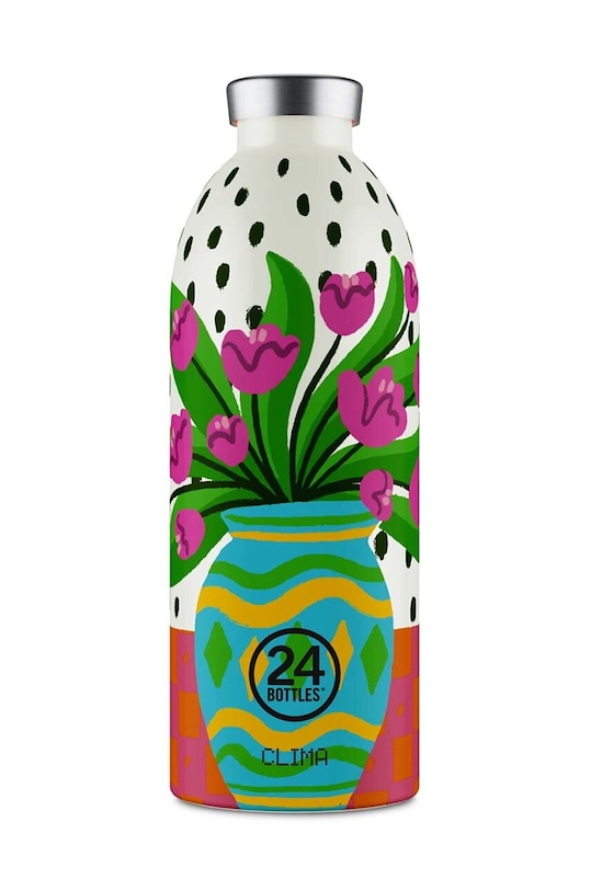 Termos boca 24bottles Clima Bottle 850ml Fiori rosa šarena Clima.Bottle.850.F.Rosa