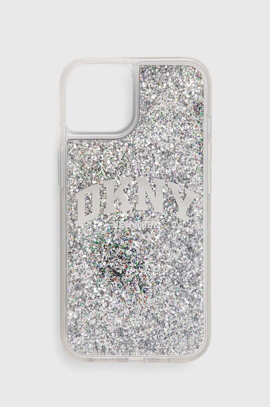Dkny Husă pentru telefon iPhone 14 / 15 / 13 cu modele negru DKHCP14SLBNAEK