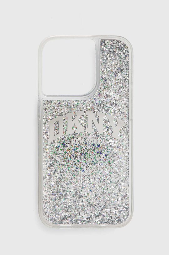 Чехол на телефон Dkny iPhone 14 Pro узор чёрный DKHCP14LLBNAEK