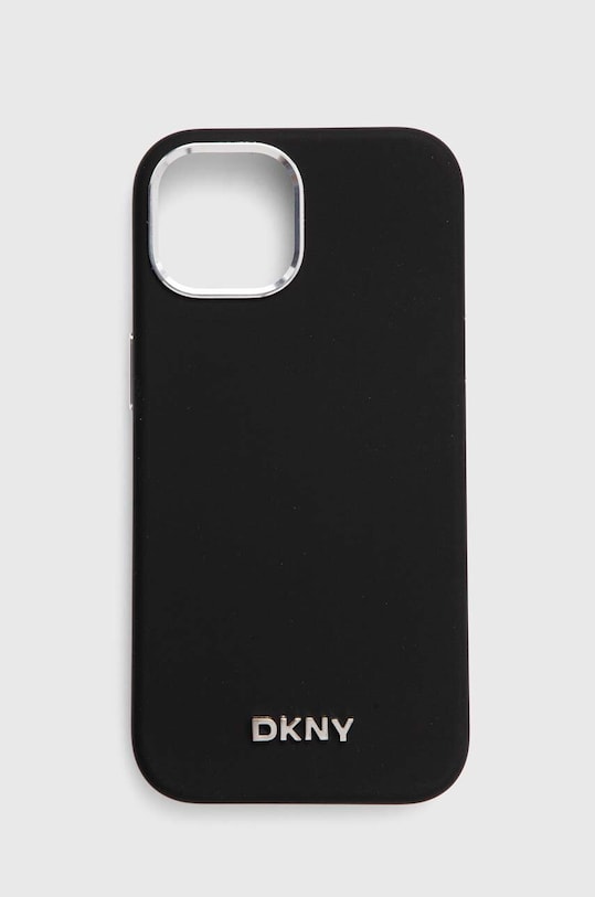 Dkny Husă pentru telefon iPhone 15 / 14 / 13 uni negru DKHMP15SSMCHLK