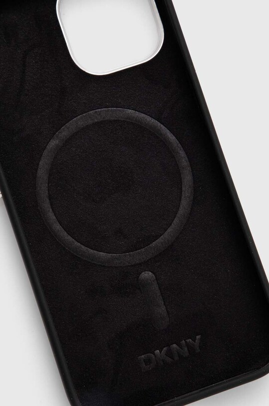 Dkny Husă pentru telefon iPhone 15 / 14 / 13 DKHMP15SSMCHLK negru AA00