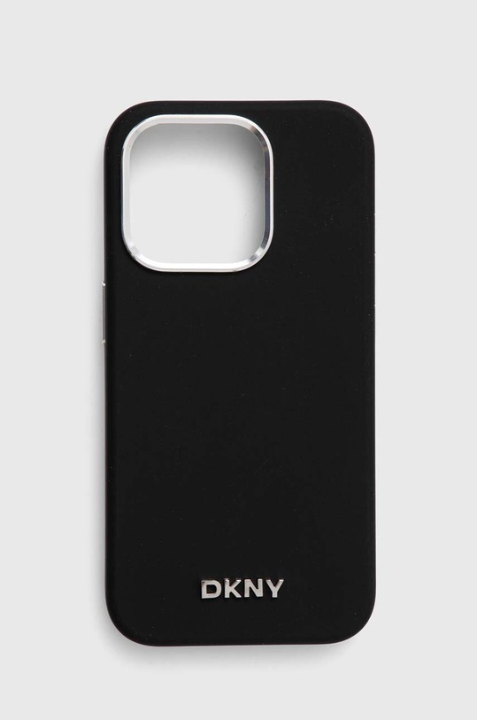 Чохол на телефон Dkny iPhone 15 Pro для телефону чорний DKHMP15LSMCHLK