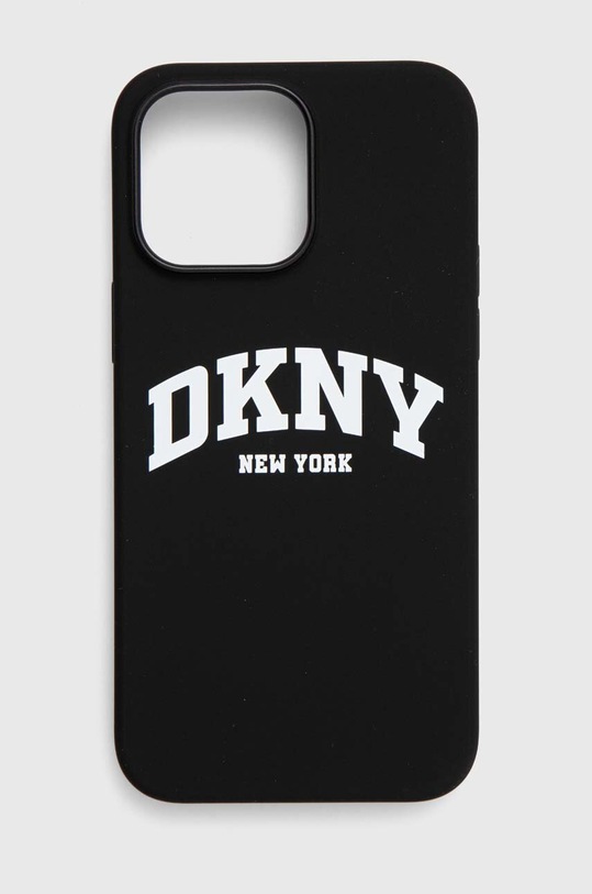 Dkny Husă pentru telefon iPhone 14 Pro Max pentru telefon negru DKHMP14XSNYACH
