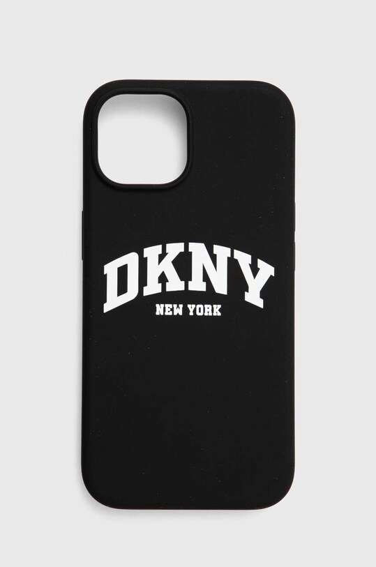 Dkny Husă pentru telefon iPhone 15 / 14 / 13 pentru telefon negru DKHMP15SSNYACH
