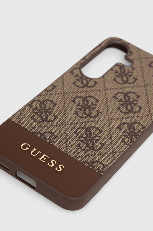 Guess etui na telefon Galaxy S24 S921 GUHCS24SG4GLBR brązowy AA00