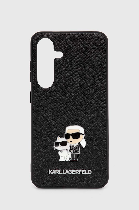 Obal na telefon Galaxy Karl Lagerfeld S24 S921 na mobil černá KLHCS24SPSAKCMPK