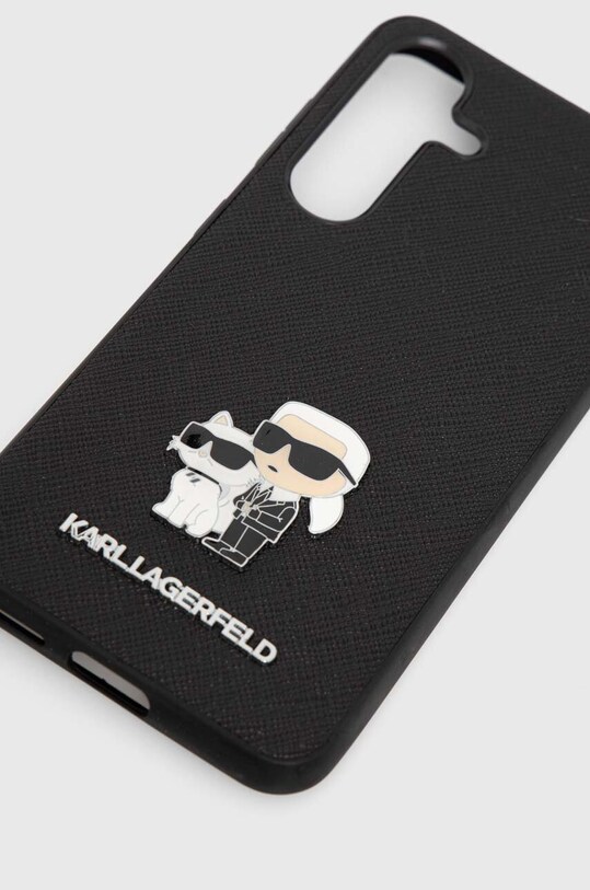 Karl Lagerfeld Husă pentru telefon Galaxy S24 KLHCS24SPSAKCMPK negru AA00
