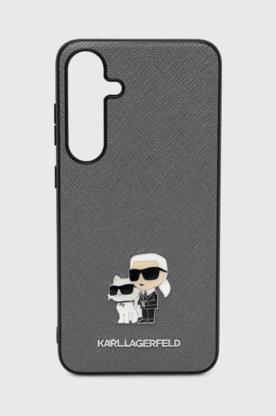 Кейс за телефон Karl Lagerfeld Samsung Galaxy S24+ S24 + S926 за телефон сив KLHCS24MPSAKCMPG
