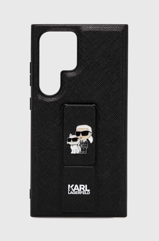 Obal na telefon Karl Lagerfeld S24 Ultra S928 na mobil černá KLHCS24LGSAKCPK