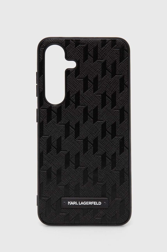Puzdro na mobil Karl Lagerfeld Samsung Galaxy S24 S921 na mobil čierna KLHCS24SSAKLHPK