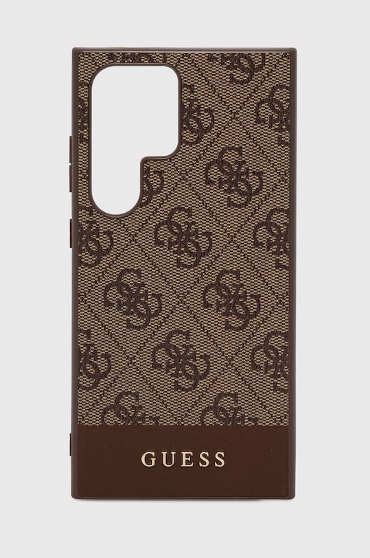 Puzdro na mobil Guess Galaxy S24 Ultra S928 na mobil hnedá GUHCS24LG4GLBR